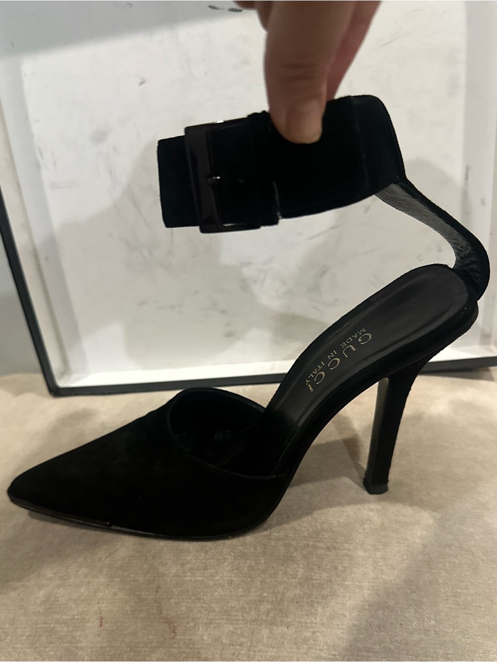 Gucci Ankle-Strap Pump